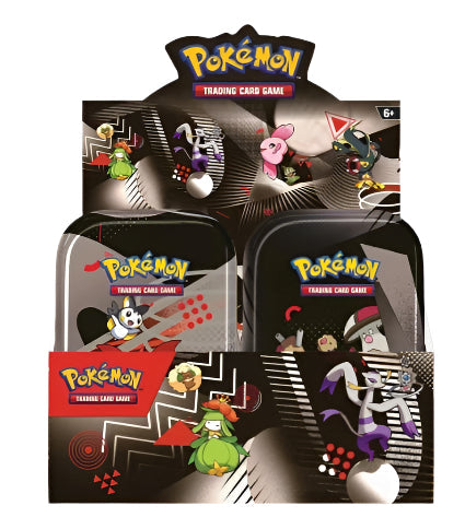 Pokemon Scarlet & Violet: Black Bolt/White Flare Unova Mini Tin Display